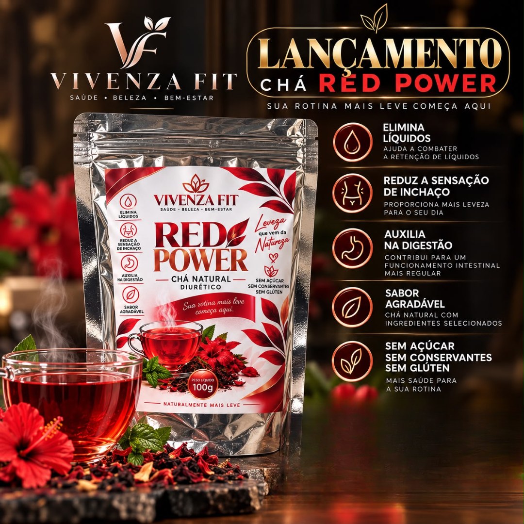 Chá Red Power Vivenza Fit 100 g
