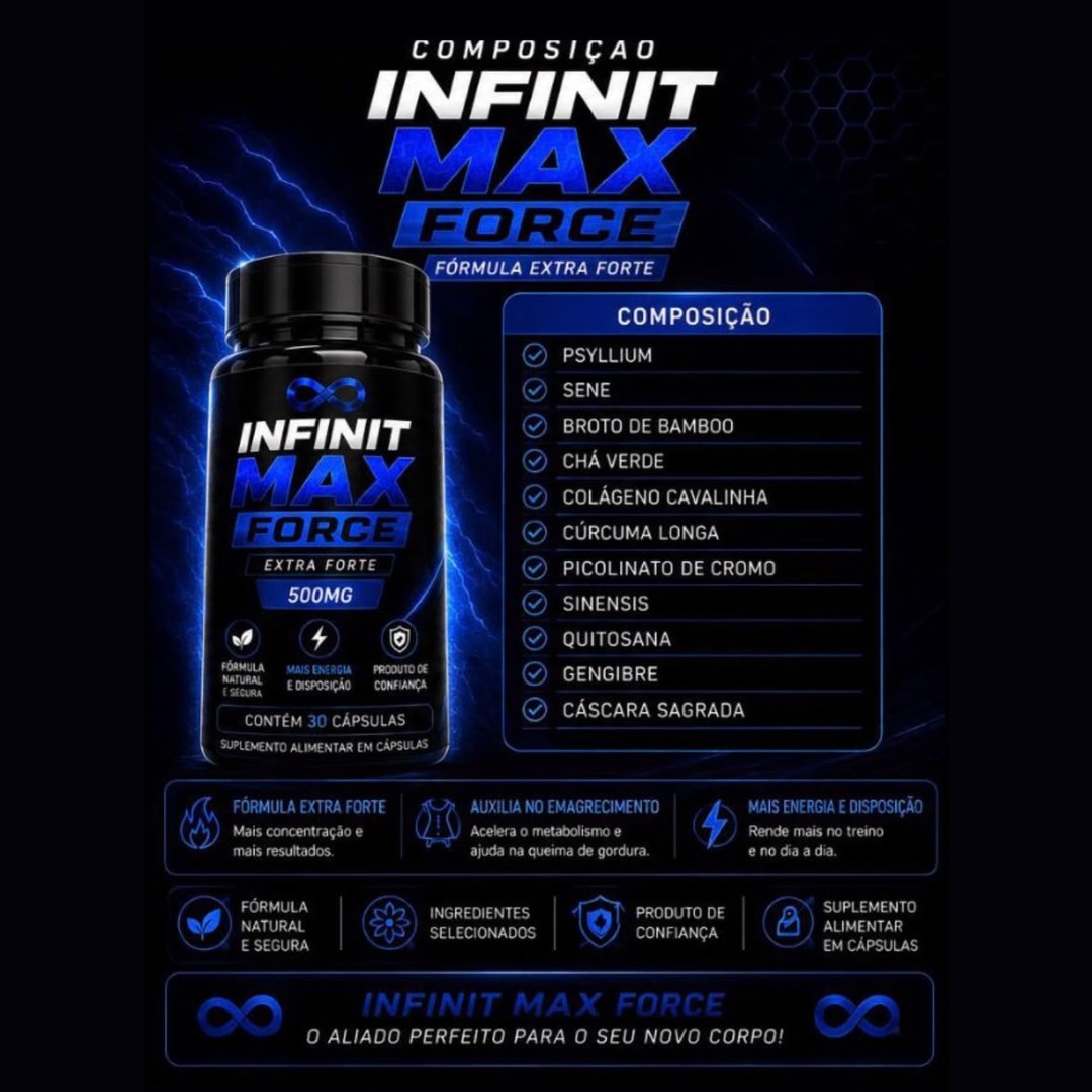 Infinit Max Force 30 Cápsulas